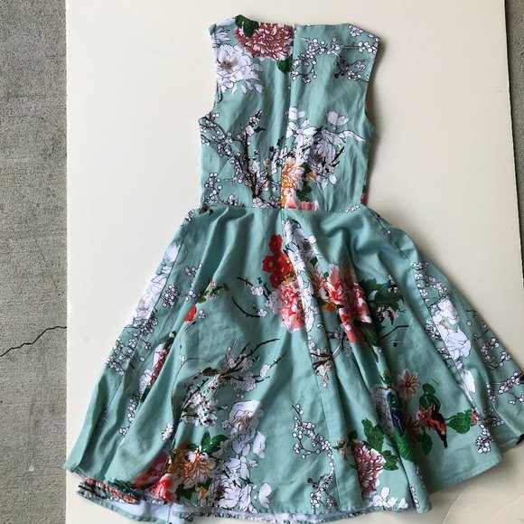 Grace Karin Dress Floral Butterflies XS Exta Small - Picture 7 of 15